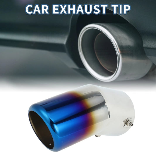 1Pc Slant Exhaust Tip 3.8 Inlet Burnt Blue for Toyota Land Cruiser (2023–2024)
