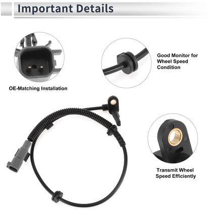 ABS Wheel Speed Sensor Rear Left for Chevrolet Sonic (2012-2020)