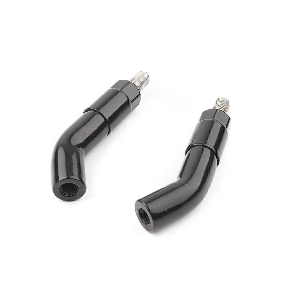 Mirror Stem Extenders for Harley Davidson Iron 1200 XL1200NS (2018-2019) Black