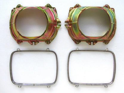6x8in Rectangle Headlight Bucket Bracket for Toyota