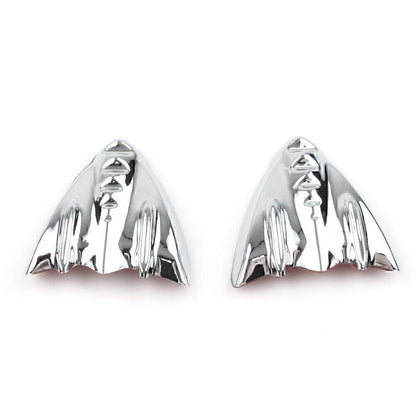 Chrome Inner Fairing Mirror Block Off Covers for Harley Street Glide (06-13)