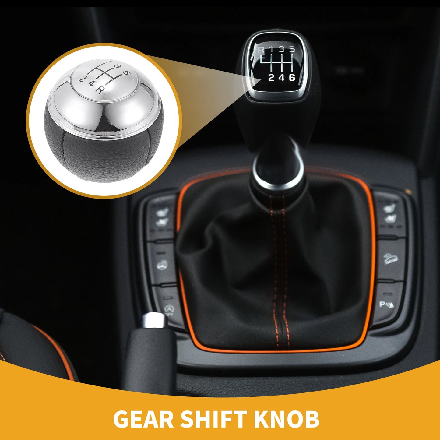 5 Speed Manual Gear Shifter Knob for Mini Cooper R50 R53 (2000-2006)