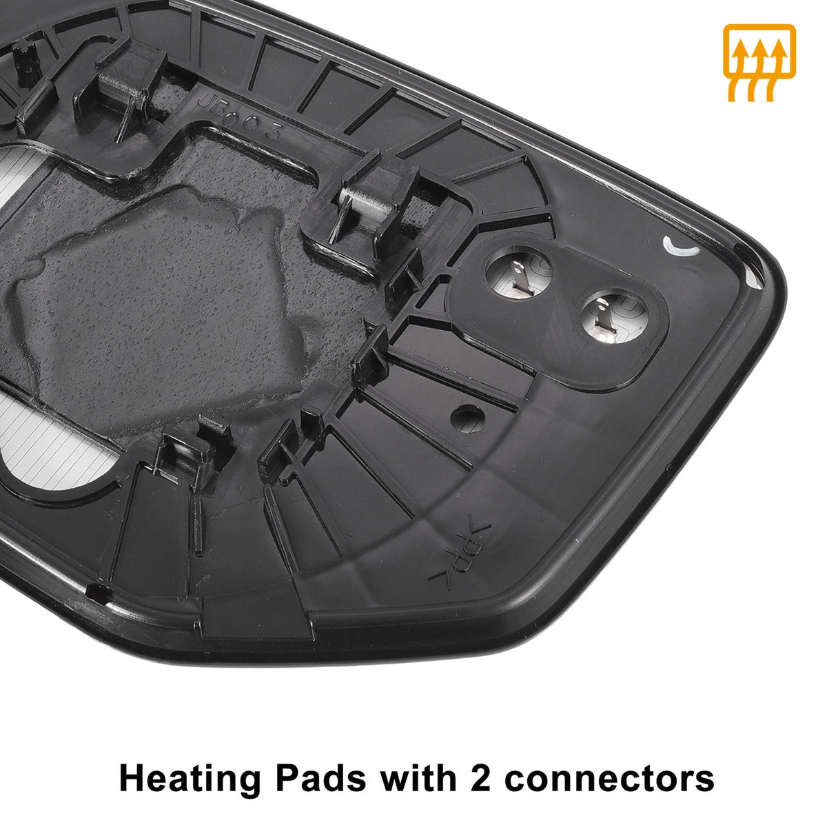 Right Side Heated White Mirror Glass for Honda Accord (2008-2010)