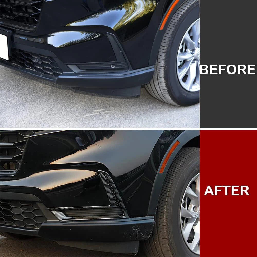 Carbon Fiber Front Fog Light Covers for Honda CR-V (2023-2024)