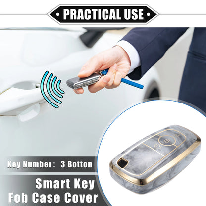 3 x Button TPU Key Fob Cover Case for Ford Explorer, Ecosport, Mustang (2015-2023)