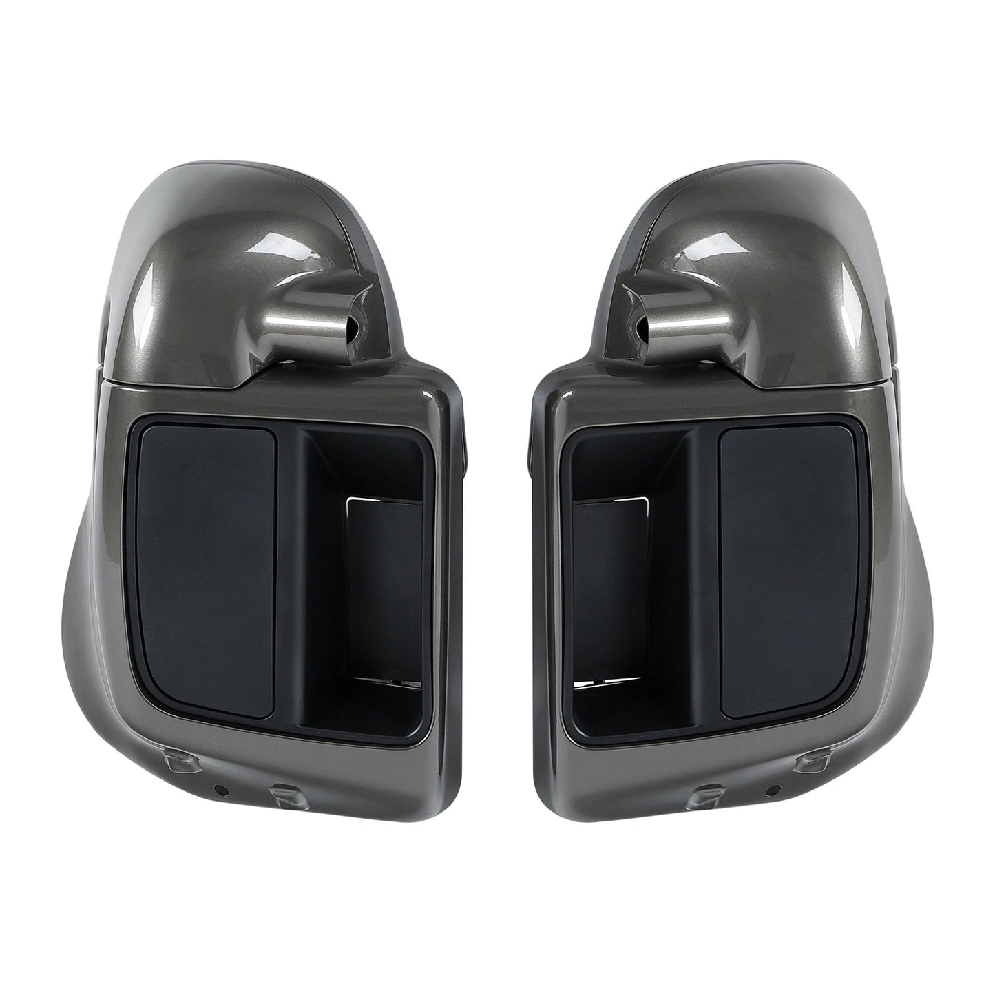 Lower Vented Fairings Speaker Pod for Harley Touring Industrial Gray