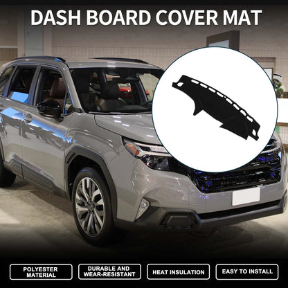Dashboard Cover Mat for Subaru Forester SH 2007-2012 Black