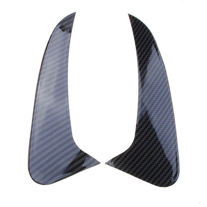 Carbon Black Rear Bumper Spoiler Trim Cover for Mercedes Benz C-Class (2015-2021)