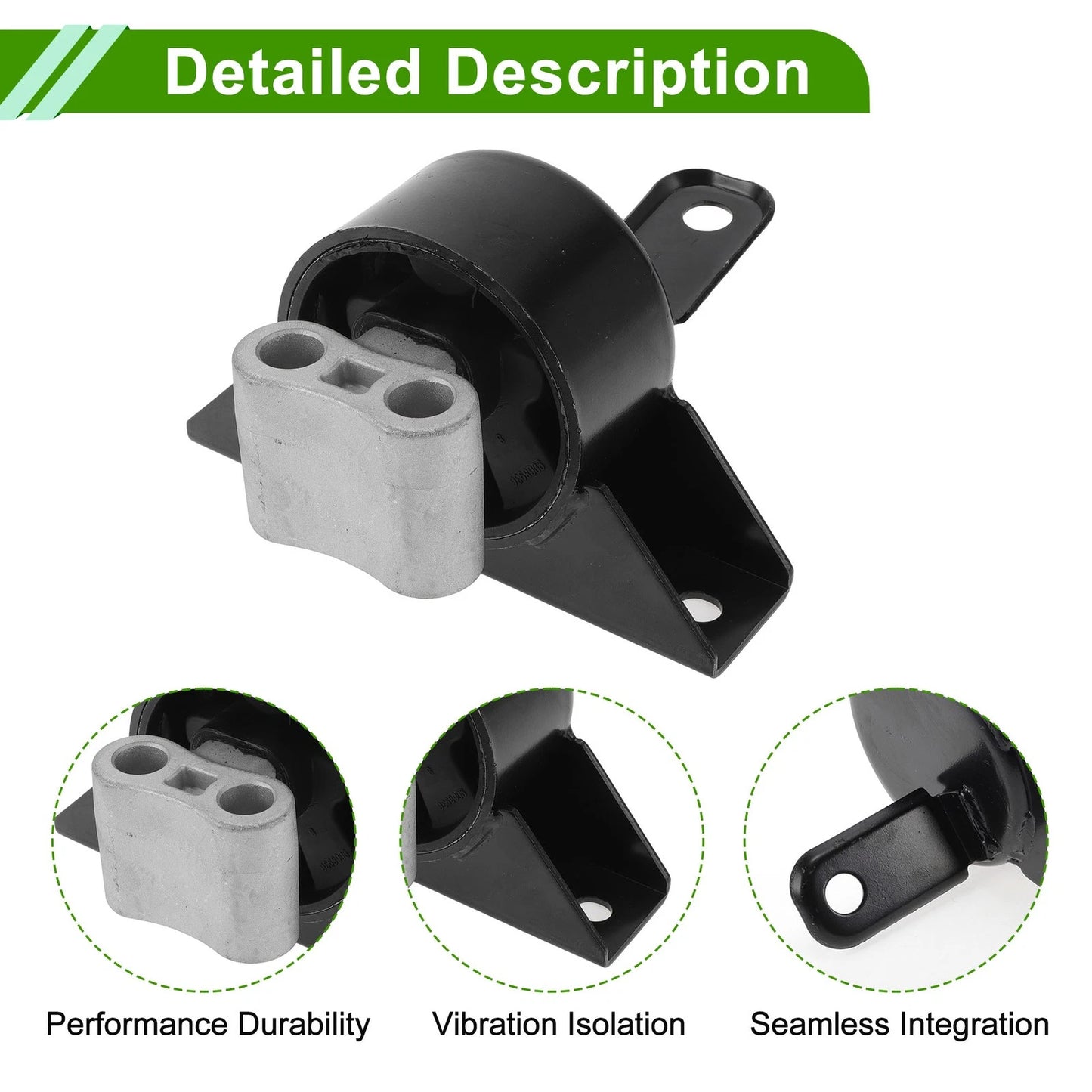 Engine Mount, Transmission Mount for Chevrolet Sail CS3 (2010 - 2014) 1.4L MT