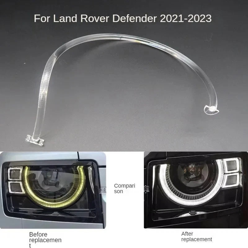 2 x LH/RH Headlight DRL Signature Halo Acrylic for Land Rover Defender (2020–2023)