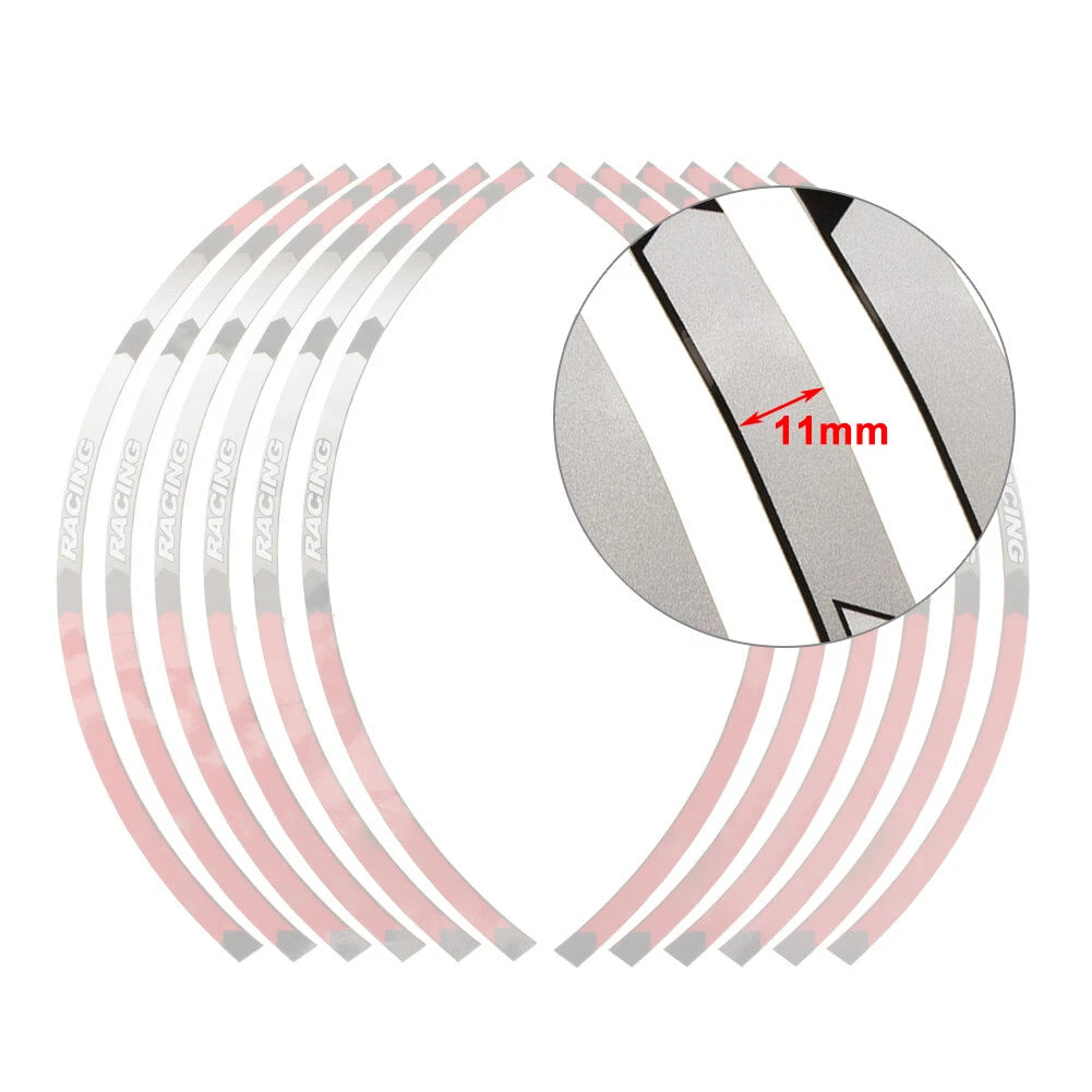 17" Stripes Wheel Decals for Suzuki DRZ DR-Z 400SM (2005-2019)
