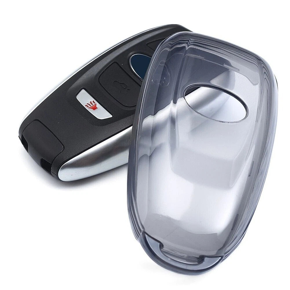 Black Transparent Key Fob Case Cover for Forester (2015–2024)
