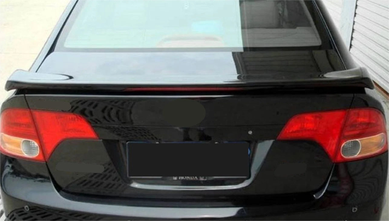 Rear Spoiler with Light SI Style for Honda Civic Sedan (2006-2011)