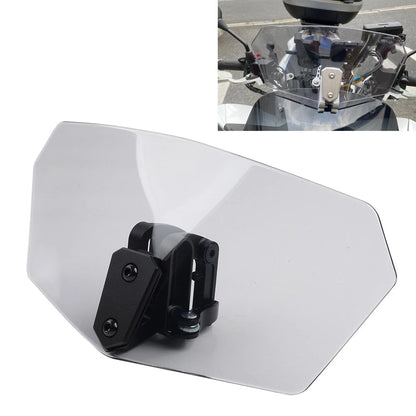 Universal Adjustable Clip-On Windshield Air Deflector for Cars