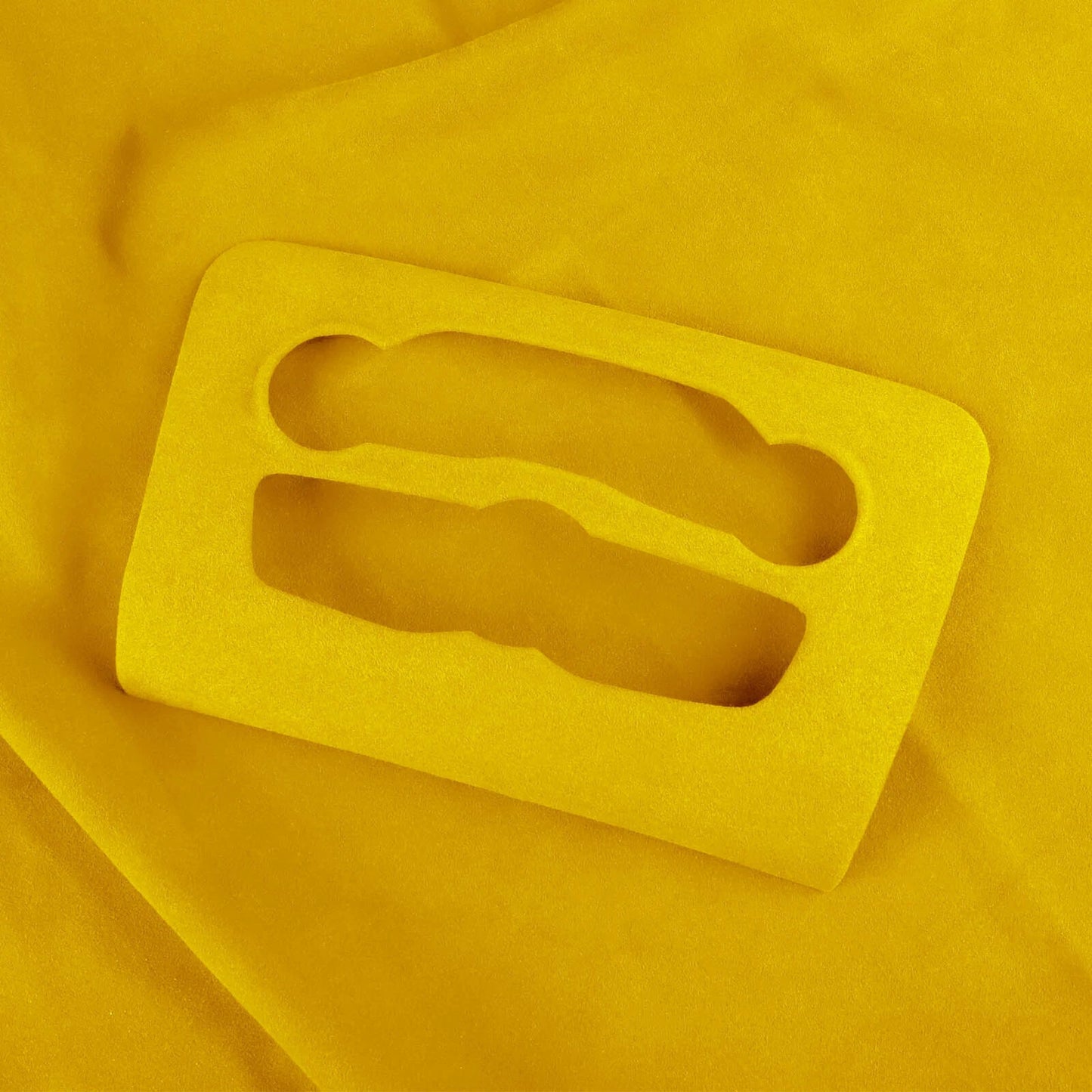 1x Yellow Leather A/C Panel Cover for Dodge Charger (2016-2023)