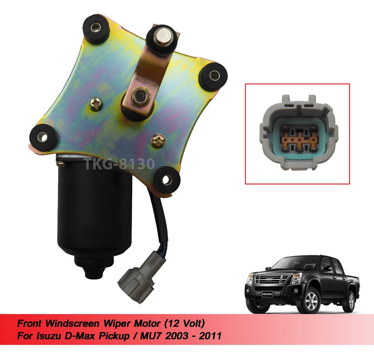 Windscreen Wiper Motor for Isuzu Dmax MU7 (2003-2011)