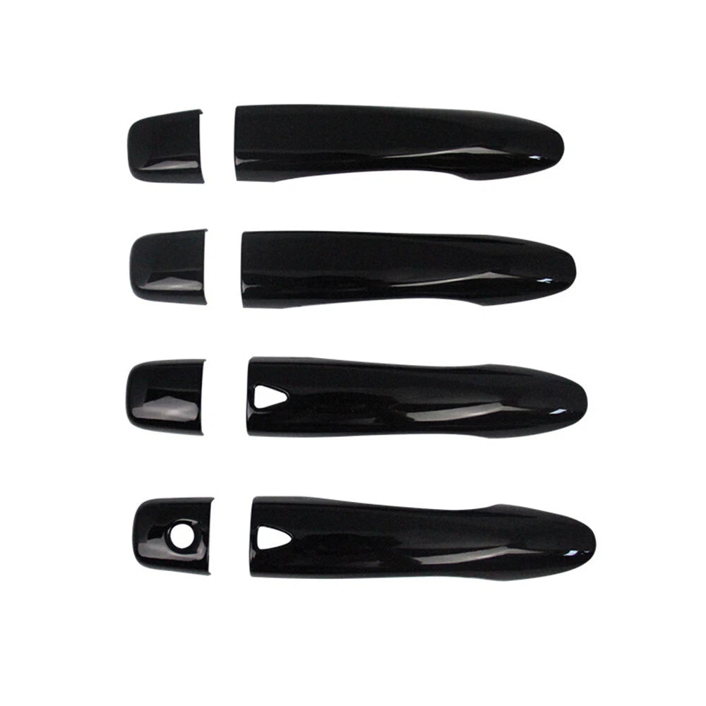 4 x ABS Glossy Black Door Handle Covers Trim for Nissan Altima (2013-2018)