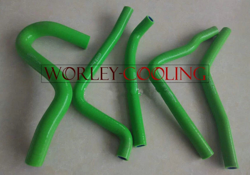 Silicone Radiator Hose for Kawasaki KX250 (1990-1993) - Green