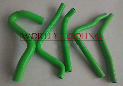 Silicone Radiator Hose for Kawasaki KX250 (1990-1993) - Green
