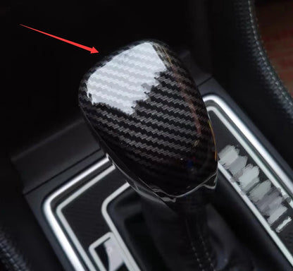 Carbon Fiber Console Gear Shift Knob Cover Trim for 2021-2022 Subaru Outback