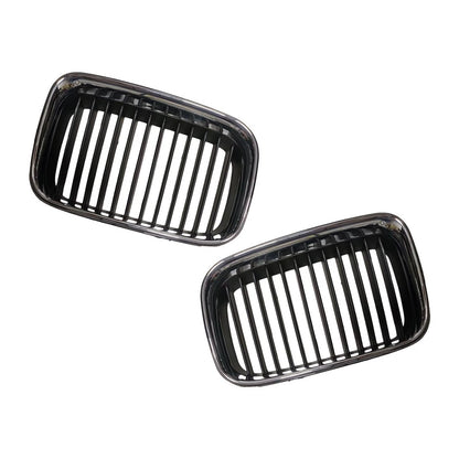 2 x Chrome Black Grille for BMW E36 318IS 325i M3 Coupe (1992-1997)