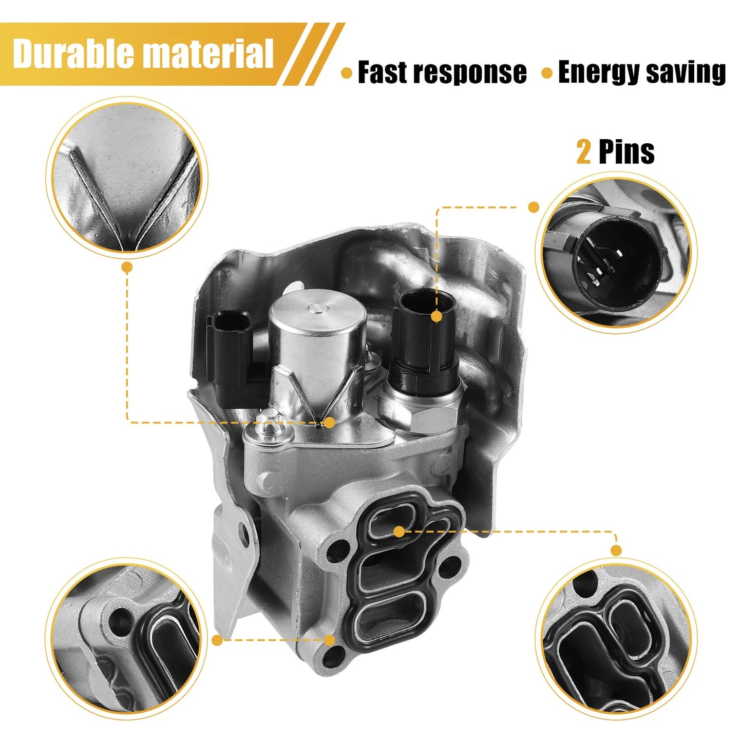 Car Engine Oil Control Variable Valve Timing Solenoid for Honda Civic (2006-2011)