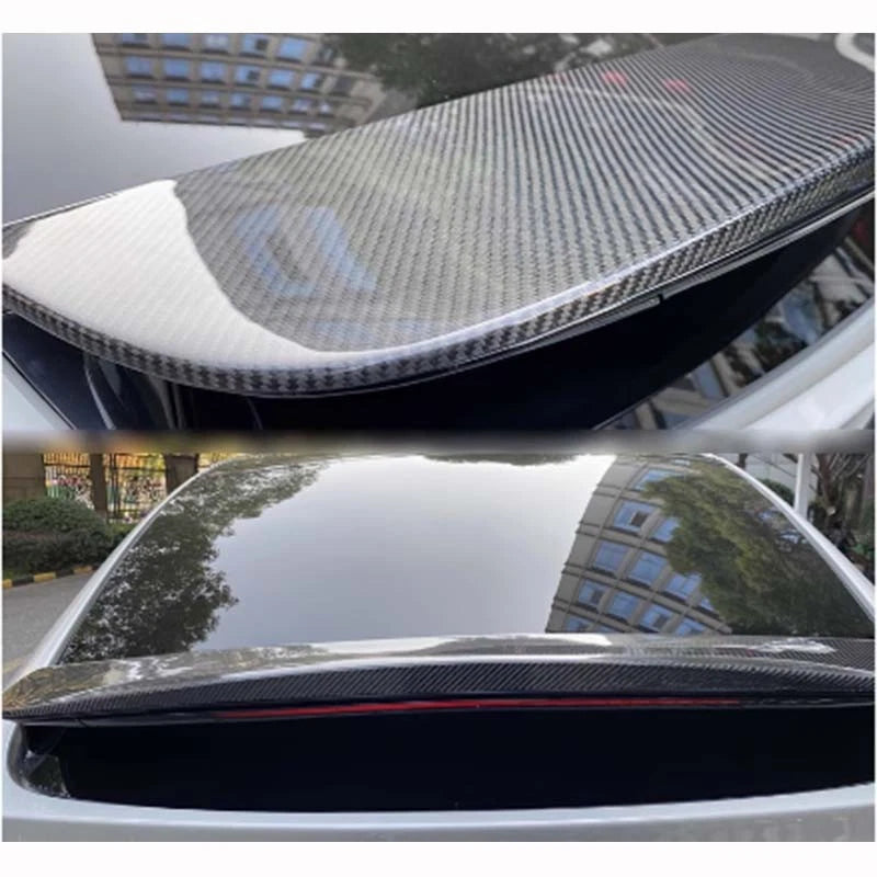 Real Gloss Carbon Fiber Rear Trunk Spoiler Wing Fit For Tesla Model X 2016-2022