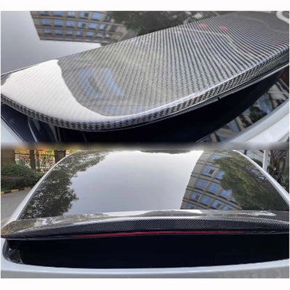 Real Gloss Carbon Fiber Rear Trunk Spoiler Wing Fit For Tesla Model X 2016-2022