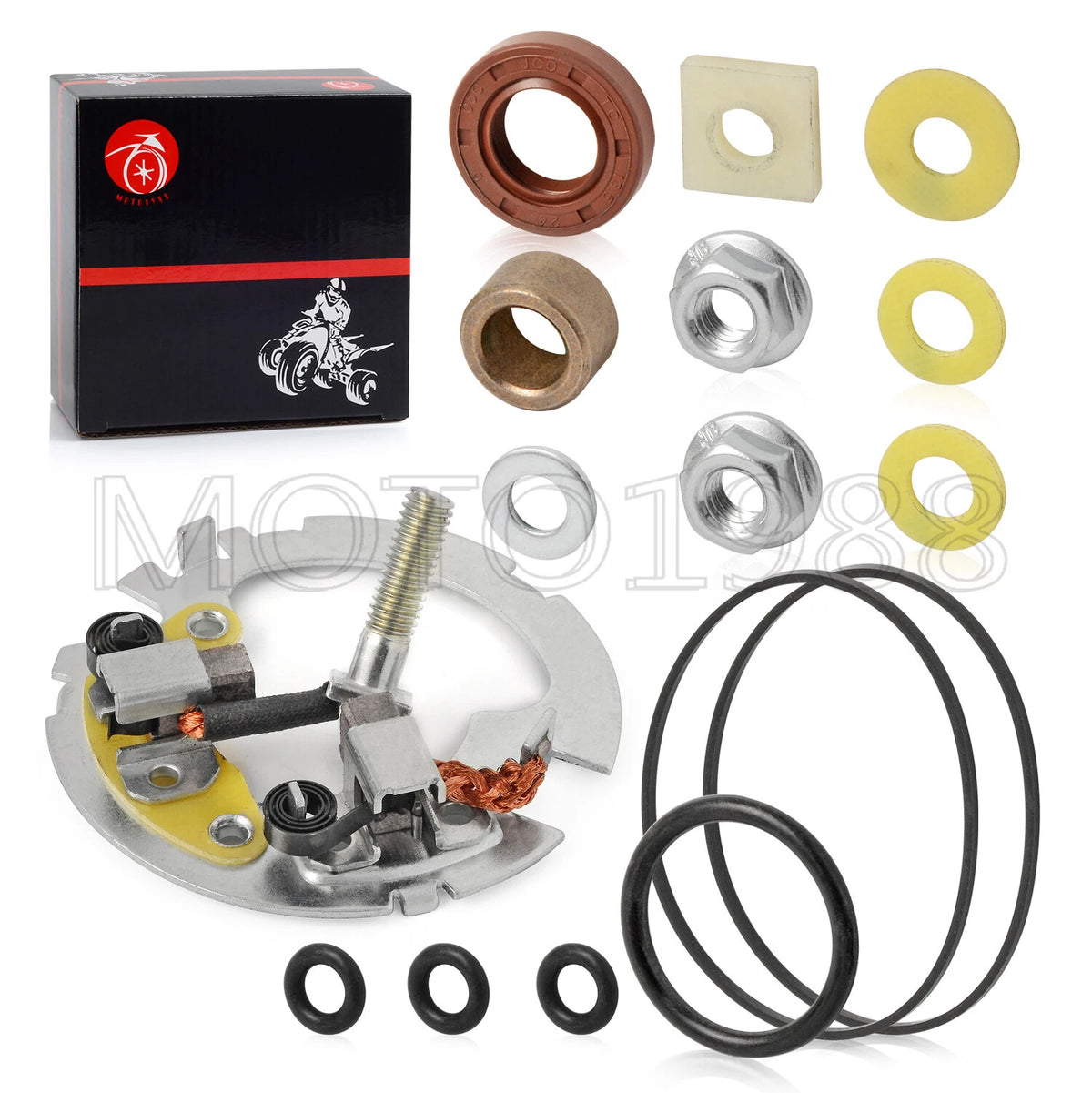 Starter Brush Holder Repair Kit for Honda Rancher TRX Series (2000–2014)