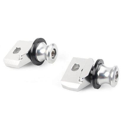 Silver Moto Chain Adjustment Bracket Screws for Honda CB650R (2019-2023)