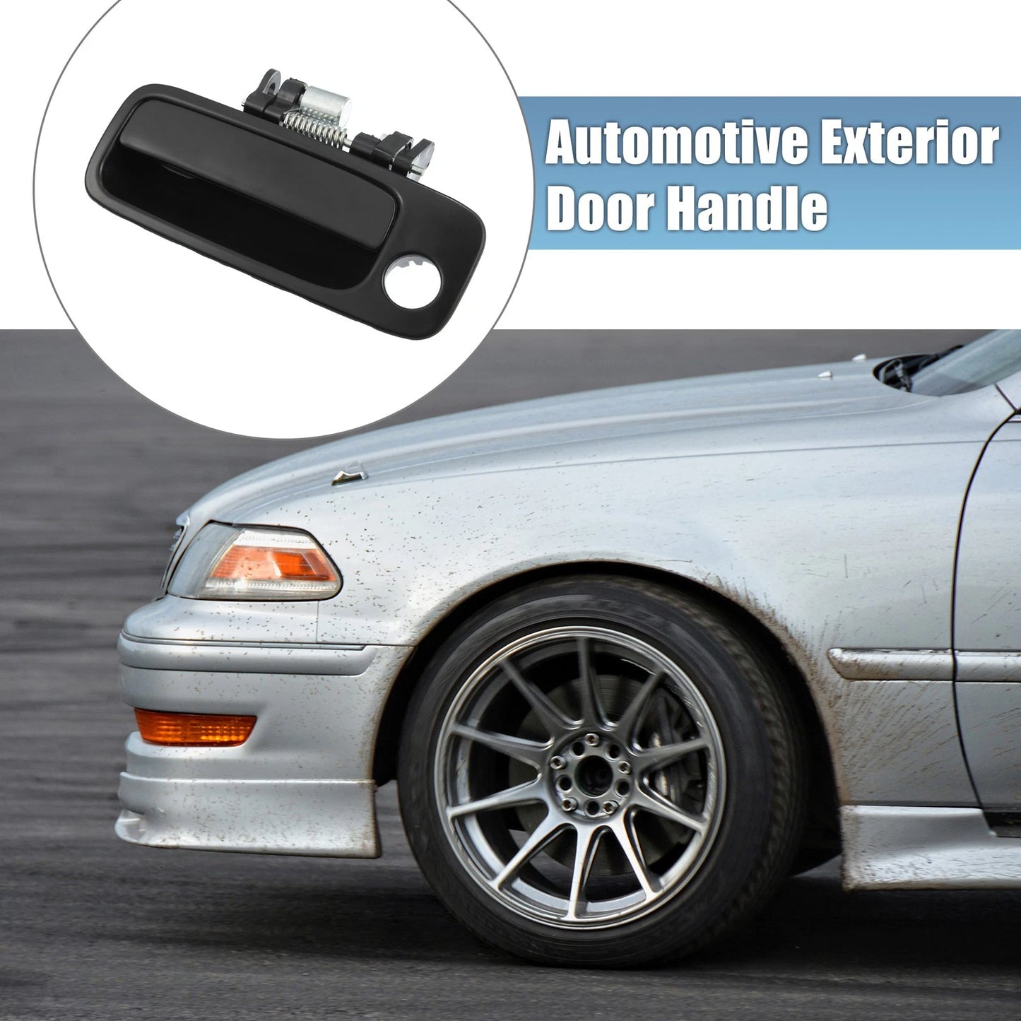 Door Handle Front Left Exterior for Toyota Camry 2.2L A/T (1997–2001)
