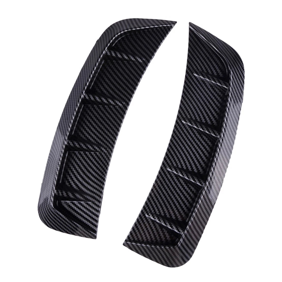 2 x Carbon Fiber Style ABS Wheel Eyebrow Arch Protector