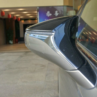 Silver Right Side Rearview Mirror Cap Cover for Lexus ES LS RC (2018-2023)