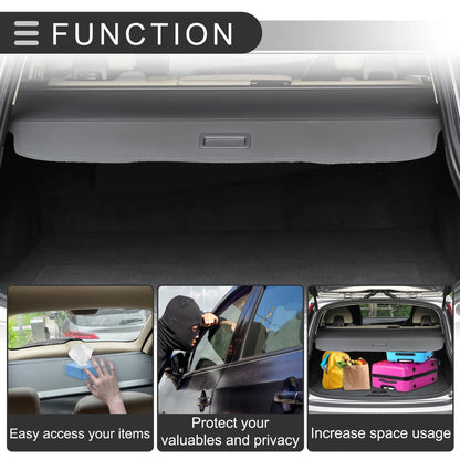 Retractable Cargo Cover for Mercedes-Benz G-Class (2019-2023) Gloss Black
