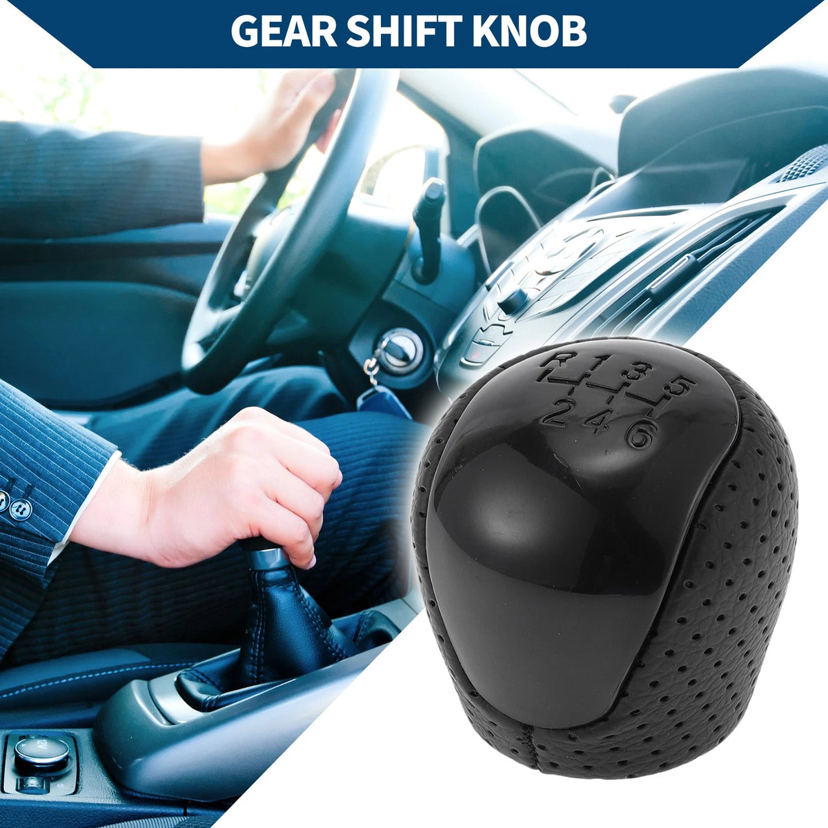 6 Speed Manual Gear Shifter Knob for Hyundai Elantra (2008-2009)