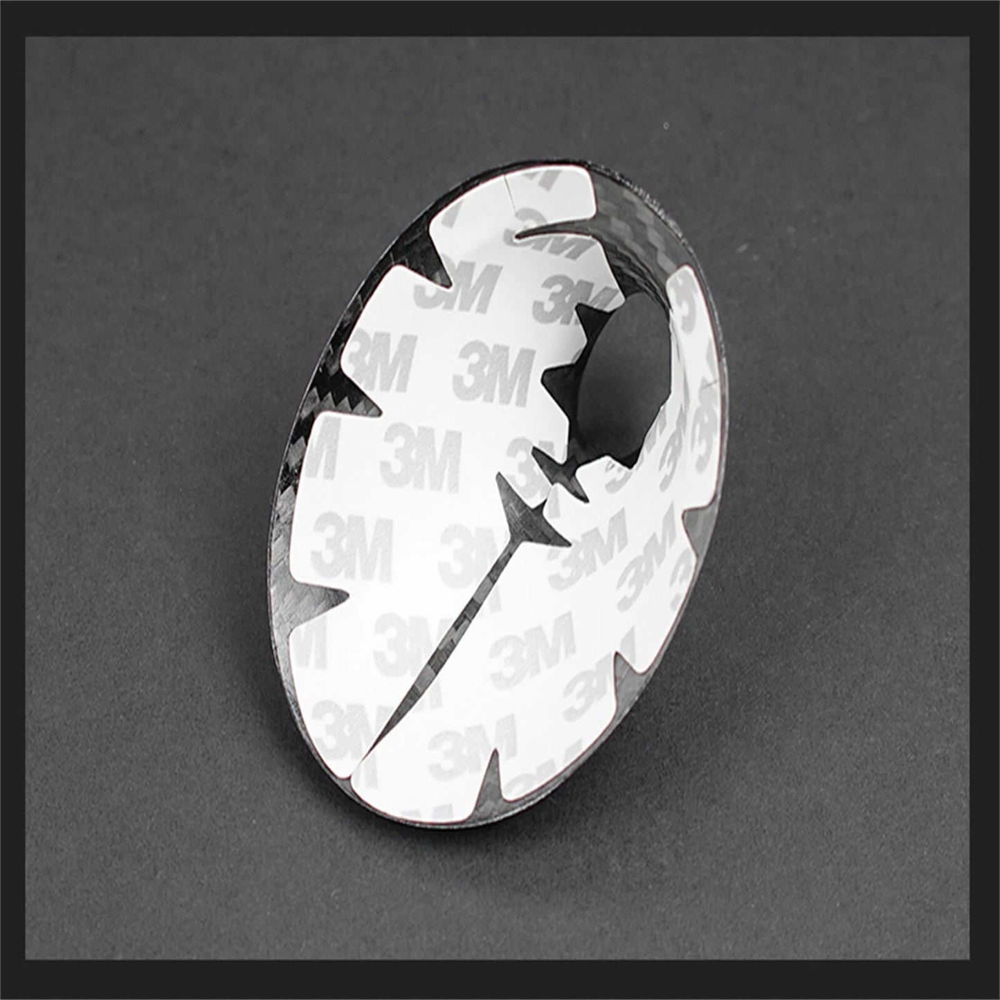 Carbon Fiber Shark Fin Antenna Cover for Fiat 500 Abarth 2010-2015 Black