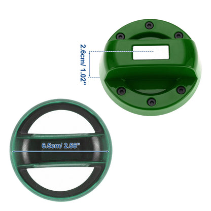 Green Metal Plastic Gas Fuel Tank Cap Cover for Suzuki Jimny (1998-2023)