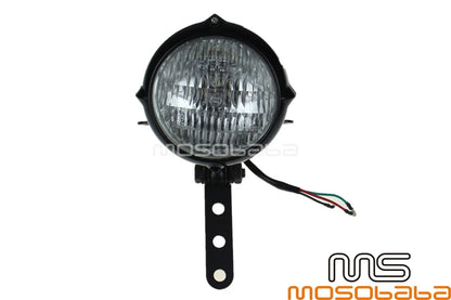 Black Headlight Mount Bracket for Harley Softail Sportster Chopper Bobber