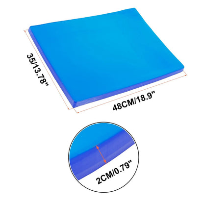 Seat Gel Pad Shock Absorption Mat Soft Cushion 48x35x2cm for Motorcycle