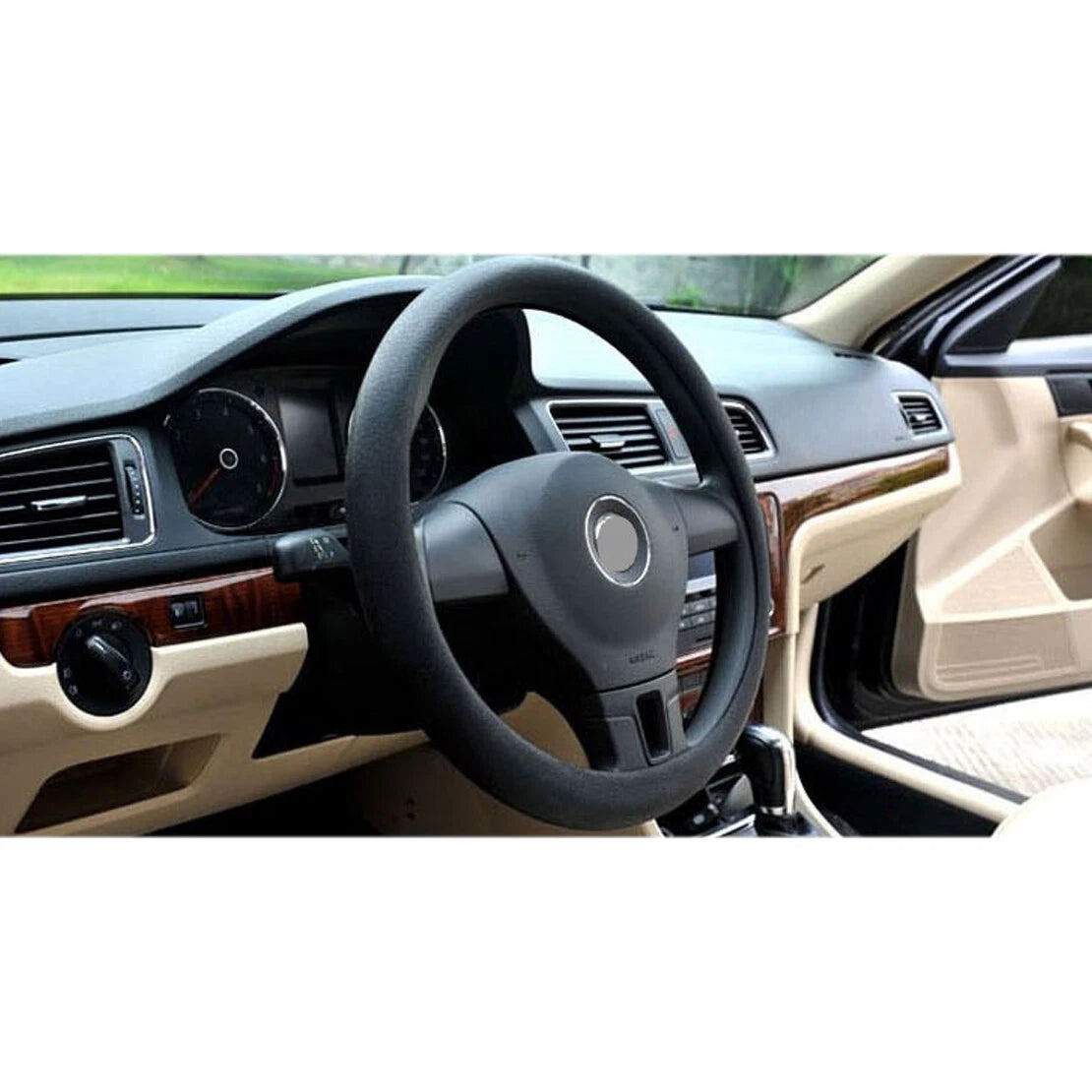Silicone Non-Slip Steering Wheel Cover for Universal Car & Truck (N/A)