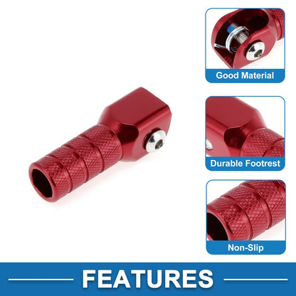 Shifter Footrests Red / 1 Pc / Shifter Footrests Red for Suzuki RMZ