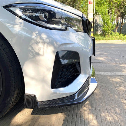 Front Spoiler Lip Kit for BMW 3 Series G20 320i 330i M Pack (2019-2022)