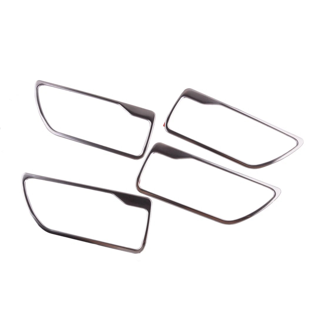 4 x Silver Interior Door Handle Shell Covers for Toyota Highlander (2020-2022)