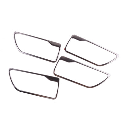 4 x Silver Interior Door Handle Shell Covers for Toyota Highlander (2020-2022)