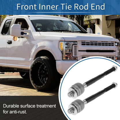 2 x Front Inner Tie Rod End Links for Ford Fusion Edge Lincoln Nautilus MKZ