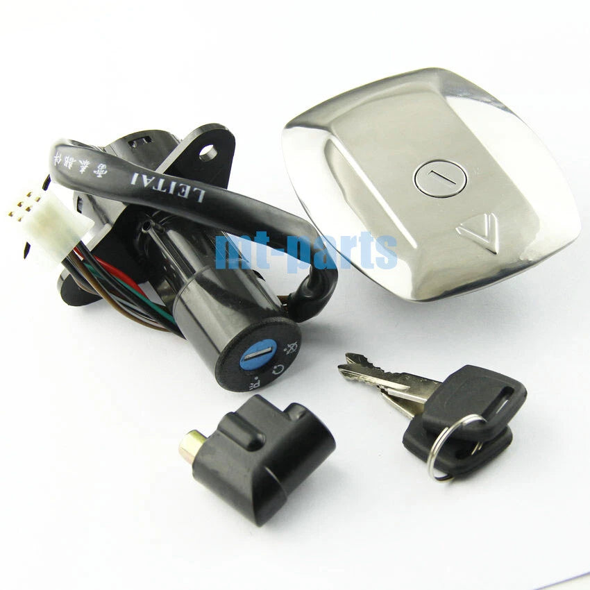 Fuel Gas Cap & Ignition Key Switch Lock Set for Suzuki GS125 (1982-2000)