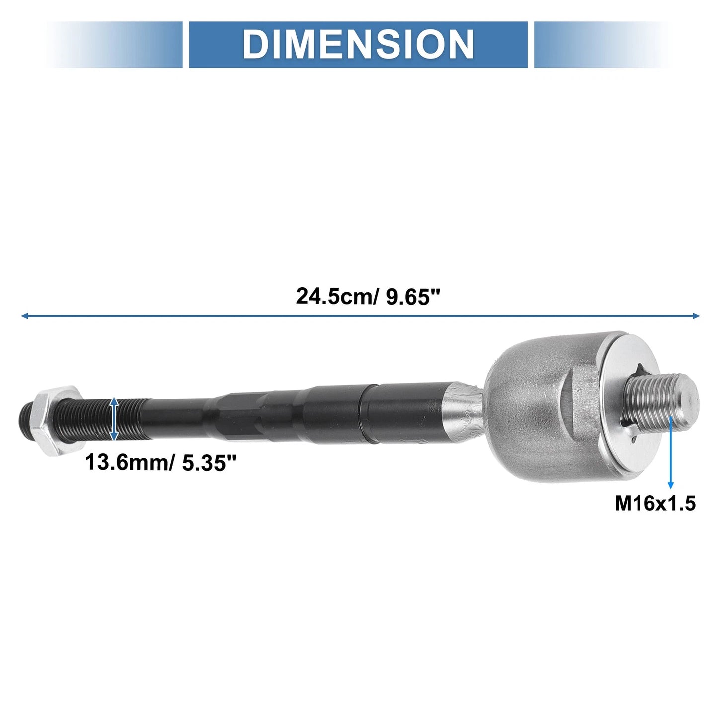 Front Inner Tie Rod End Links for Honda Odyssey (2005-2010)