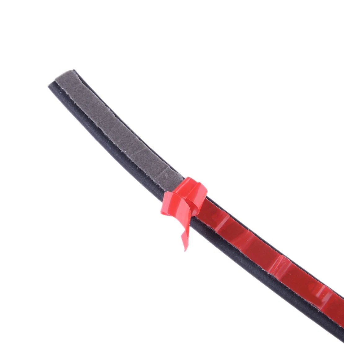 2M Soundproof Car Door Edge Trim Seal Strip Rubber Weatherstrip for Car