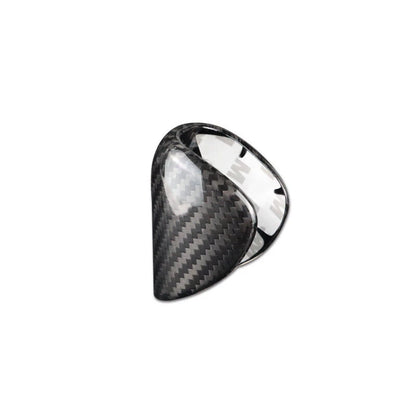 Carbon Fiber Back Gear Shift Knob Shifter Cover Trim Fit For Lexus IS ES NX GS