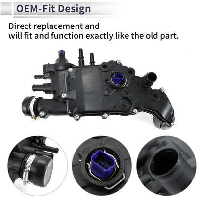 Engine Coolant Thermostat Housing for Citroen C4, Peugeot 307, 406 (2004-2013)
